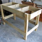 DIY salad bench