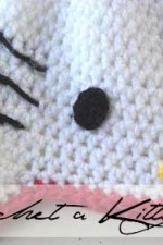 Hello Kitty crochet hat pattern