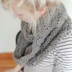 DIY crochet scarf