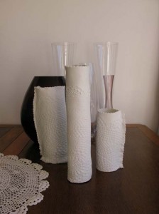 DIY clay vase