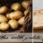 Parathas with potato filling