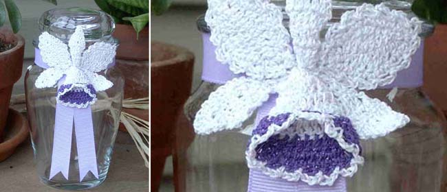 Crochet orchid tutorial