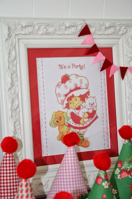 Vintage Strawberry Shortcake 1st Birthday Party