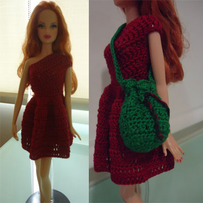 Roupa de Natal Barbie 2020  Crochet barbie clothes, Barbie dress, Crochet  doll clothes