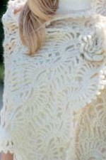 Crochet lace stole DIY
