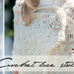 Crochet lace stole DIY