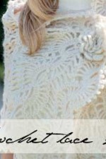 Crochet lace stole DIY