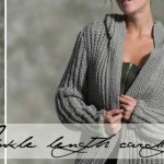 Knit an ankle-length cardigan