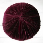 DIY velvet cushion