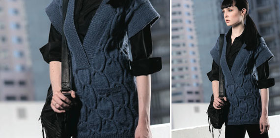 Knit a cable tunic