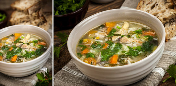 Immune-boosting chicken soup
