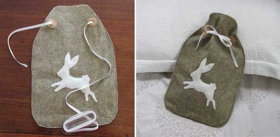 Sew a hot-water bottle cover