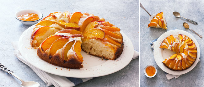 Peach Cake – easiest cake ever - Sweet Living Magazine