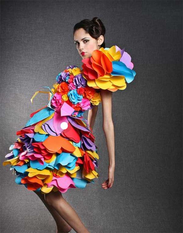 Make a crepe paper costume - Sweet Living Magazine