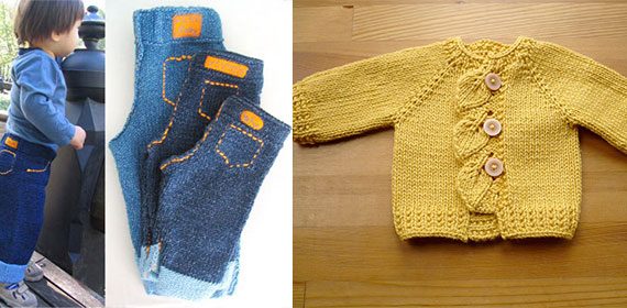 Boutique baby clothes to knit – 10 free patterns