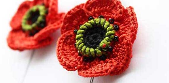 Crochet a Soldier Poppy