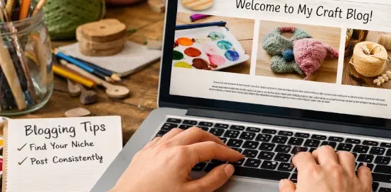 A beginner’s guide to starting your own arts and crafts blog