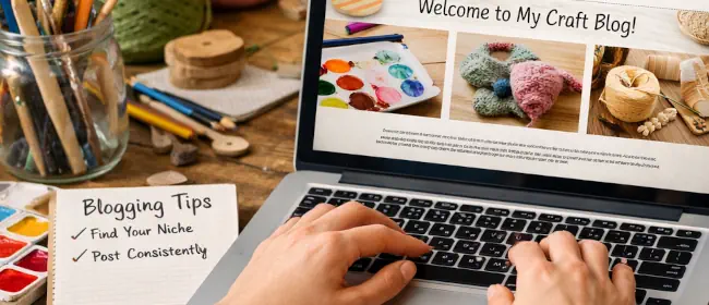 Hobby Blog A beginner’s guide to starting your own arts and crafts blog - Sweet ...