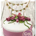 Free printable cake bunting for Mother's Day.