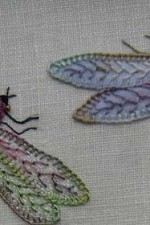Embroidered dragonfly tutorial