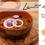 Red lentil bolognaise