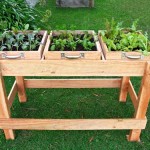 DIY salad bench